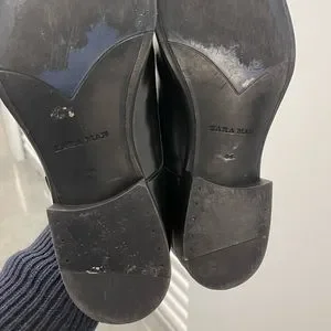 Zara | Shoes | Zara Single Monk Strap Shoes Black Sz 44  display picture 1
